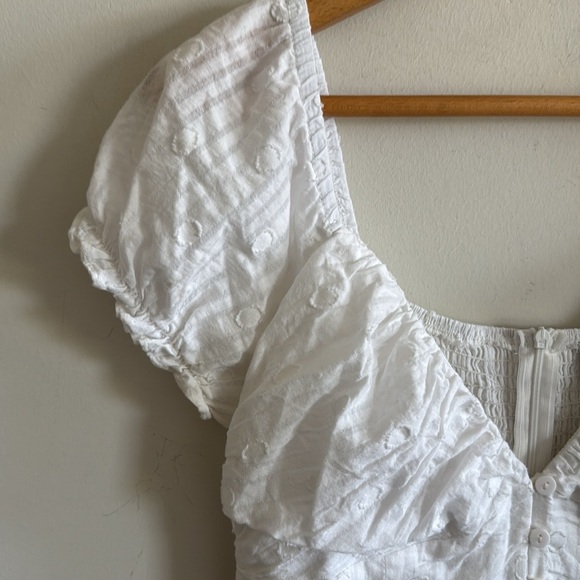 Hello Molly white STELLA MIDI DRESS size 10 - Picture 7 of 9